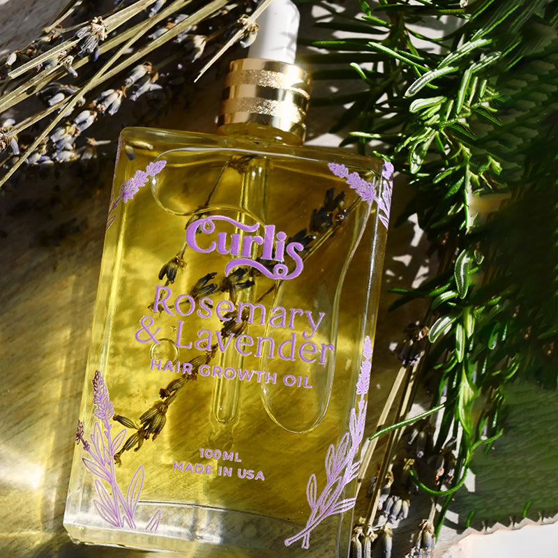 Premium Rosemary & Lavender Hair Growth Oil | Stimulates Growth & Thickness